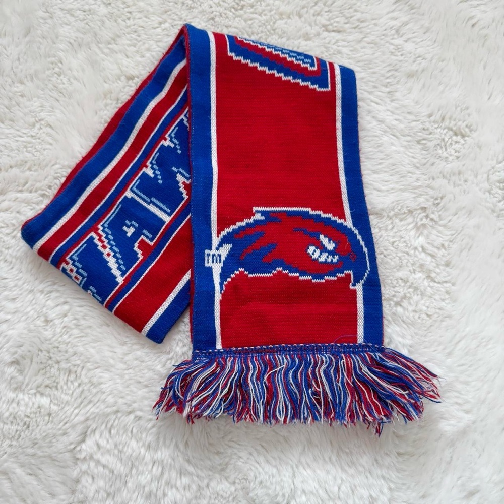UMass Lowell River Hawks Knit Scarf with Fringe
